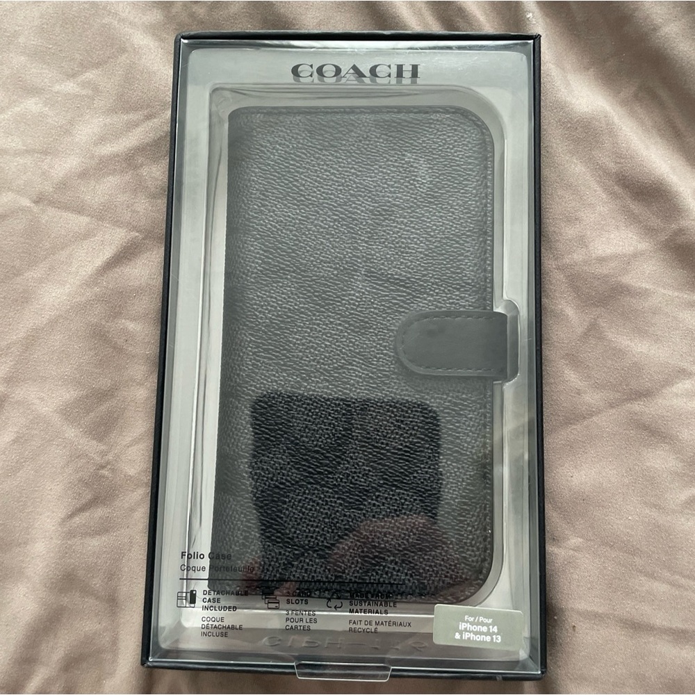 Coach phone case for iPhone 14 or 13